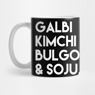 Korean Cuisine Mug